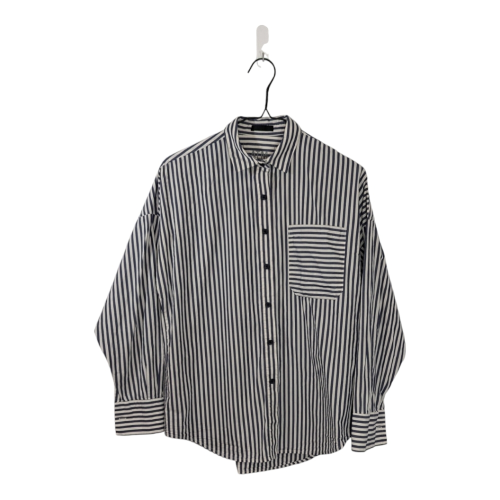 ATM Anthony Thomas Melillo Railroad Stripe Boyfriend Shirt Size XS - Picture 4 of 11